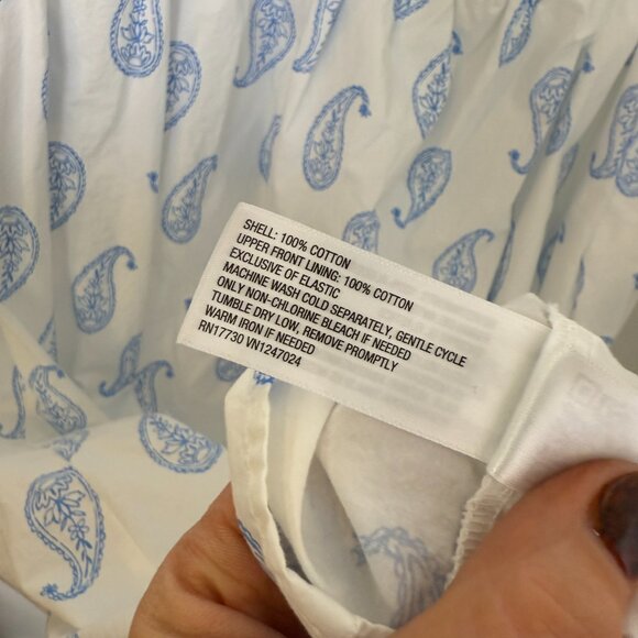 Blue printed halter dress - Picture 7 of 8